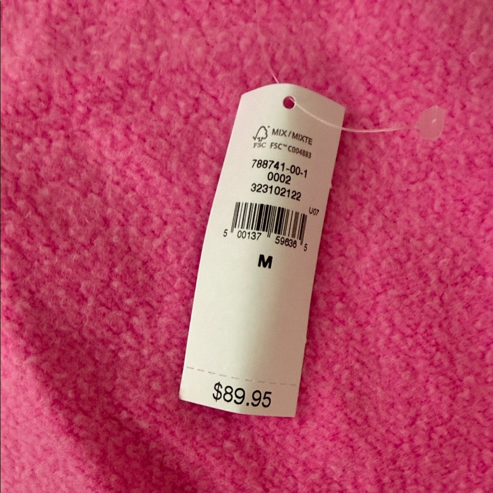 GAPxDisney Women's Lilo and Stitch Bright Pink Floral Cropped Hoodie - Picture 6 of 10